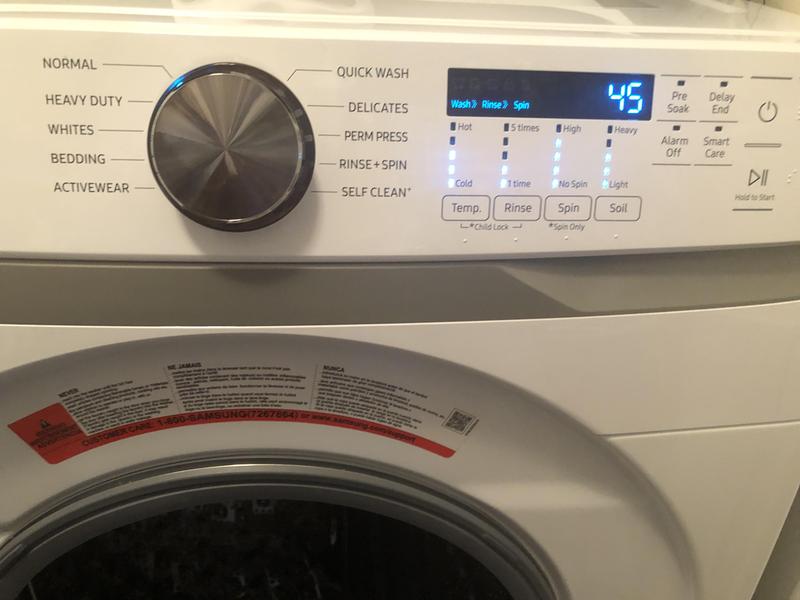 WF45T6000AW Samsung 4.5 cu. ft. Front Load Washer with Vibration
