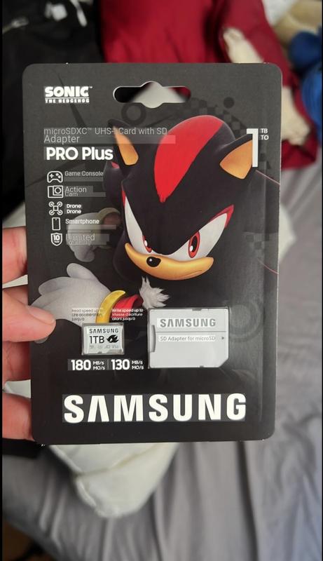 Sonic the Hedgehog PRO Plus 128GB microSD card + SD Adapter