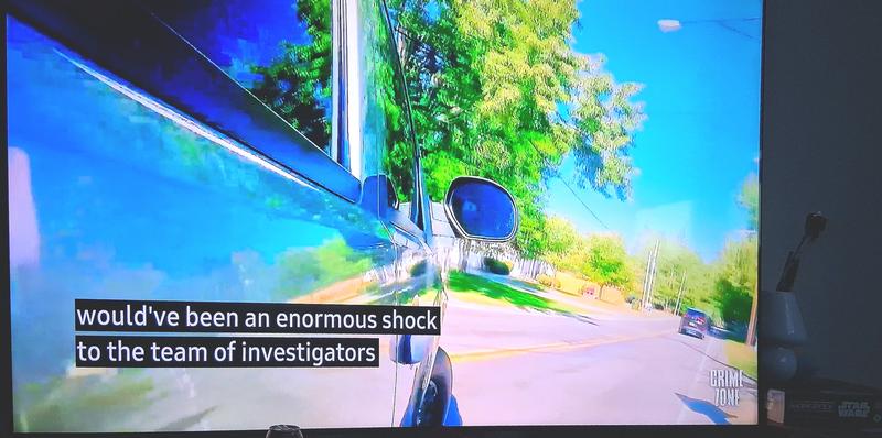 Watching TV in the evening