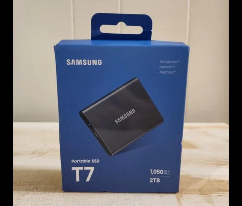 Portable SSD T7 1 TB USB 3.2 Gen 2 (Gray)