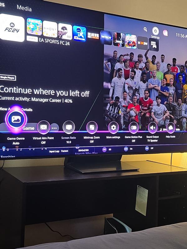 Playstation 5 amazing display.