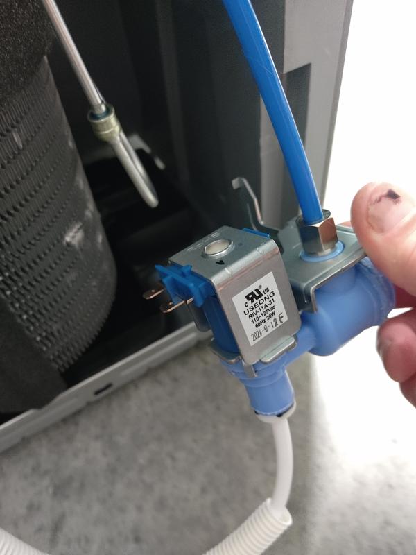 Connect and install the water line to your Samsung refrigerator