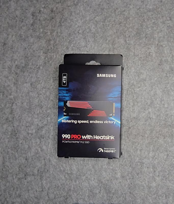 内蔵型SSD Samsung 990 PRO with Heatsink M.2 SSD Ssd Samsung 990 Pro 4tb Heatsink Dissipador De Calor Pcie 4.0 X4