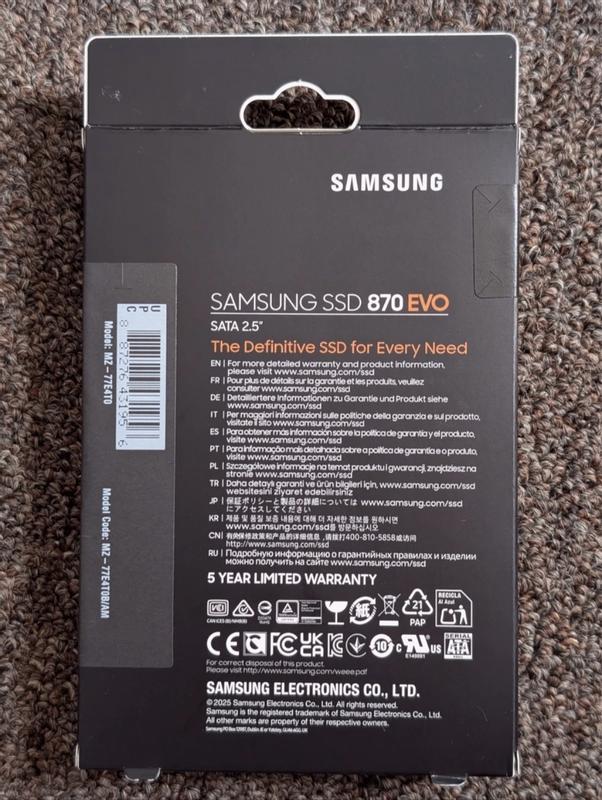 870 EVO SATA 2.5 inch 500GB SSD | Samsung US