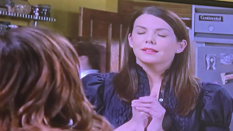 Watching gilmore girls