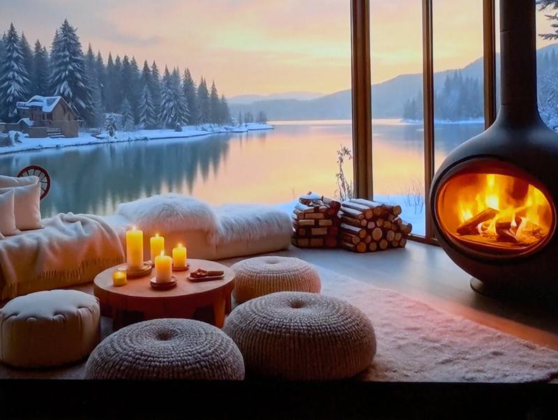 fireplace screen saver