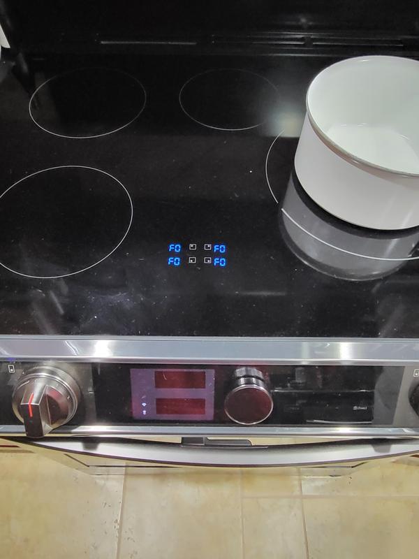 NE63B8611SG, Samsung, 6.3 cu. ft. Smart Rapid Heat Induction Slide-in  Range with Air Fry & Convection+ in Black Stainless Steel