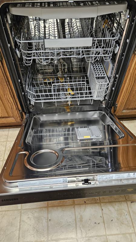 Bespoke AutoRelease Smart 42dBA Dishwasher in White with