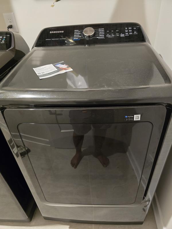 7.4 cu. ft. Smart Front Load Electric Dryer with Steam Sanitize+
