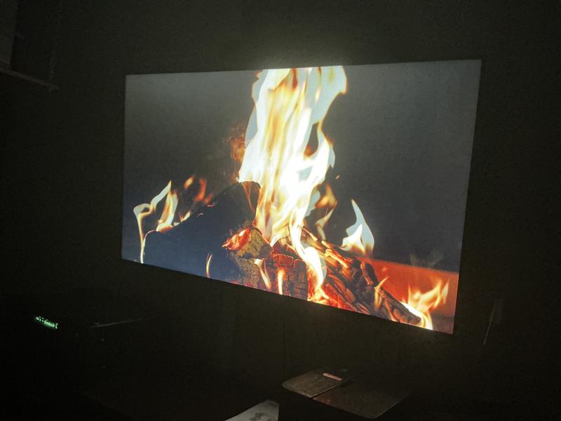 Screen saver from smart receiver.  Second screen saver from lg channels