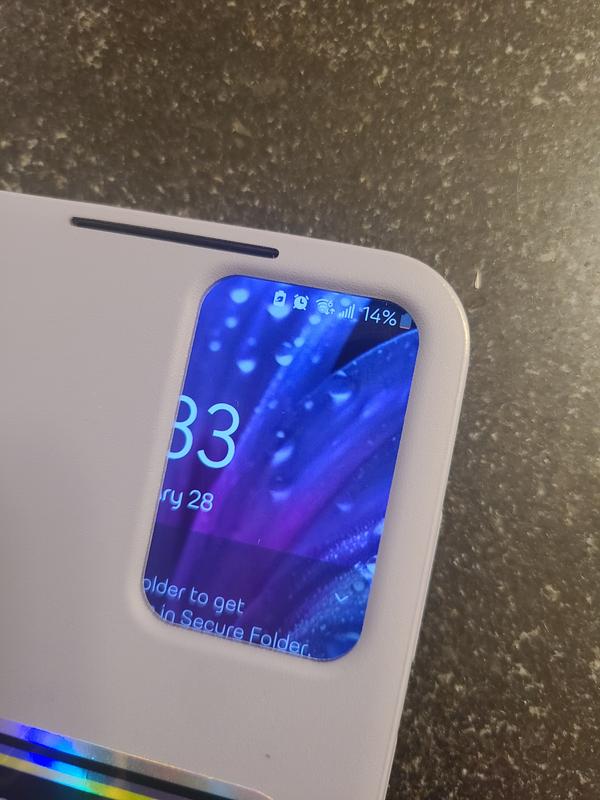 Galaxy S24+ S-View Wallet Case, White Mobile Accessories - EF