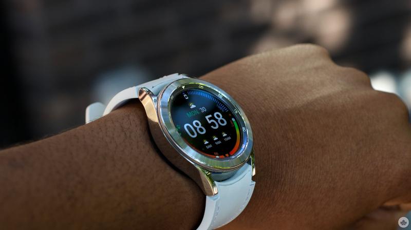 SM-R890NZSAXAA | Galaxy Watch4 Classic, 46mm, Silver, Bluetooth 
