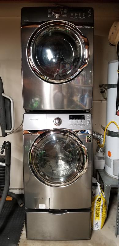 Samsung stackable deals washer and dryer