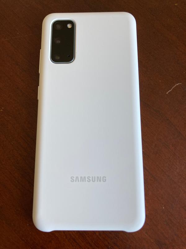 Galaxy S20 5G Silicone cover White Mobile Accessories - EF