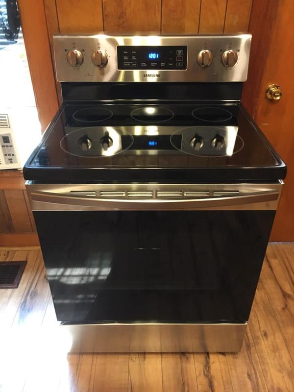 Samsung NE59T4311SS 5.9 Cu. ft. Stainless Steel Electric Range