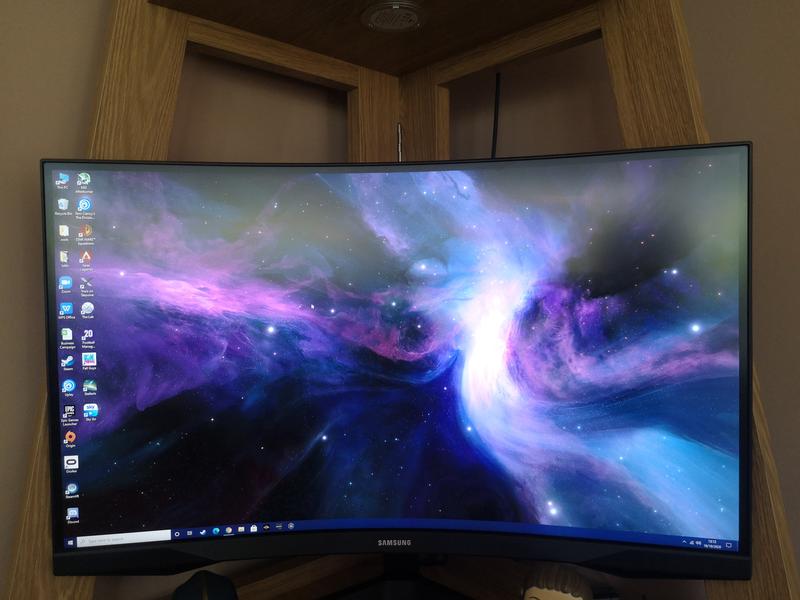 Monitor Gaming Samsung Odyssey G5 LS27AG550EL 27 Curvo WQHD 165Hz/1ms -  Mesajil