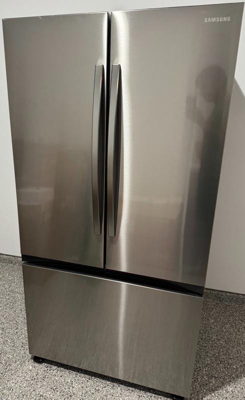 Samsung 32 cu. ft. Mega Capacity 3-Door French Door Refrigerator with Dual  Auto Ice Maker in Stainless Steel RF32CG5100SR - The Home Depot
