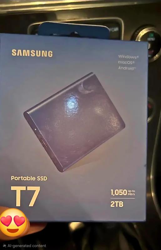 1TB Portable SSD T7 MU-PC1T0T/AM | Samsung Business US