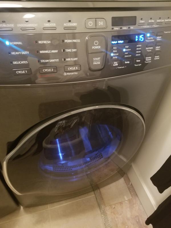 Samsung DVE55M9600W/A3 7.5 cu. ft. FlexDry™ Electric Dryer White