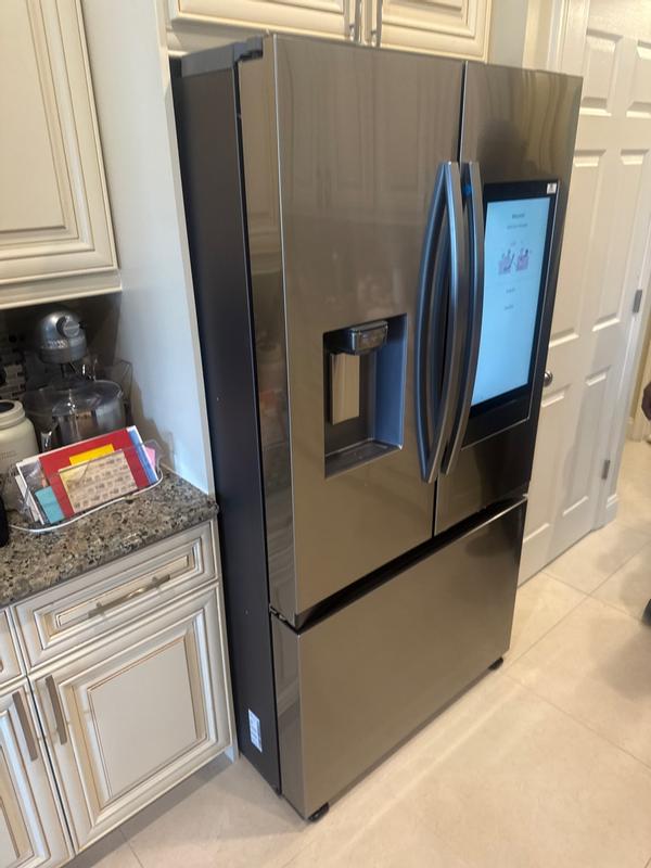 Geladeira French Door RF27 Family Hub Black Inox 127V 707L