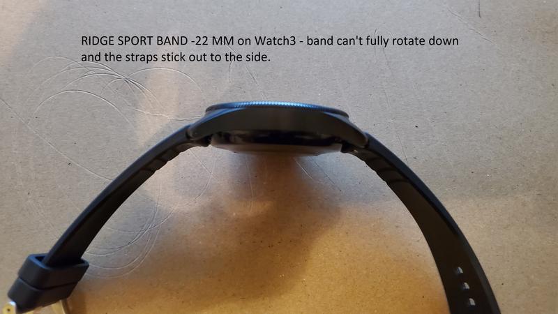 Galaxy watch3 ridge sport band online 22mm