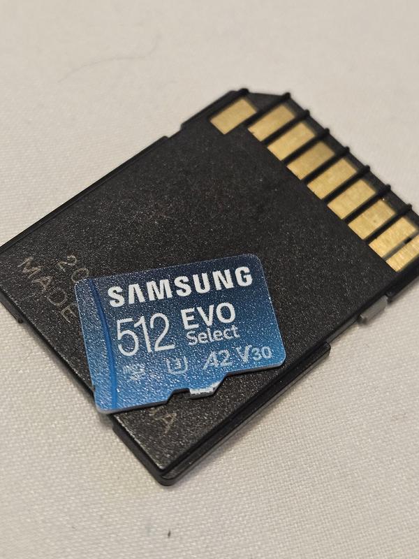 EVO Select + Adapter 512GB microSDXC Card UHS-I | Samsung US