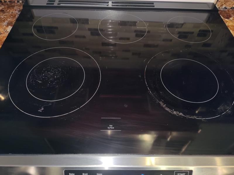 Samsung 6.3 Cu. ft. Slide-in Electric Range, Stainless Steel - NE63T8111SS