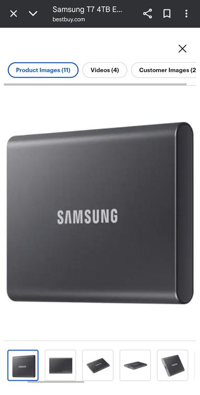 Portable SSD T7 4TB USB 3.2 | Samsung US