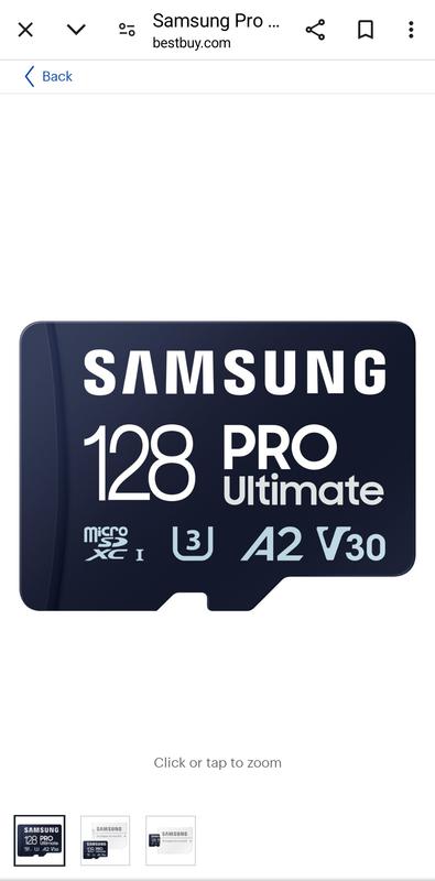 PRO Ultimate + Adapter 128GB MicroSD Card UHS-I | Samsung US