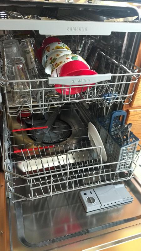 samsung dishwasher silver