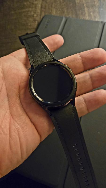 Samsung 47mm Galaxy Watch 6 Classic Unisex Smart Watch With Black Leather Strap Macy s
