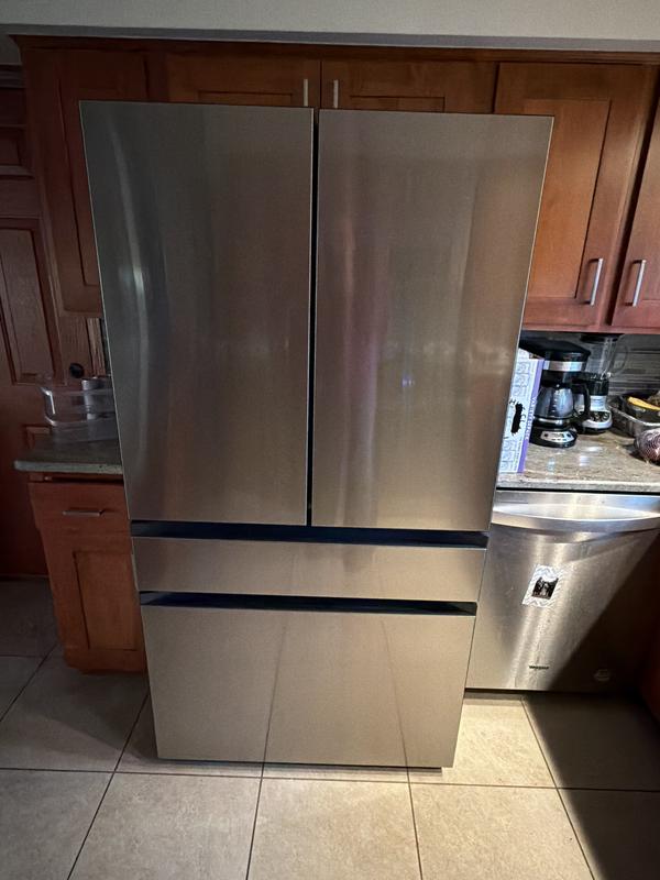 Samsung Bespoke Counter-Depth Inner Beverage Center 23-cu ft 4 -Door 36 ...