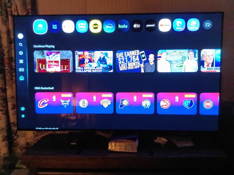 My Samsung OLED TV, ready to go.