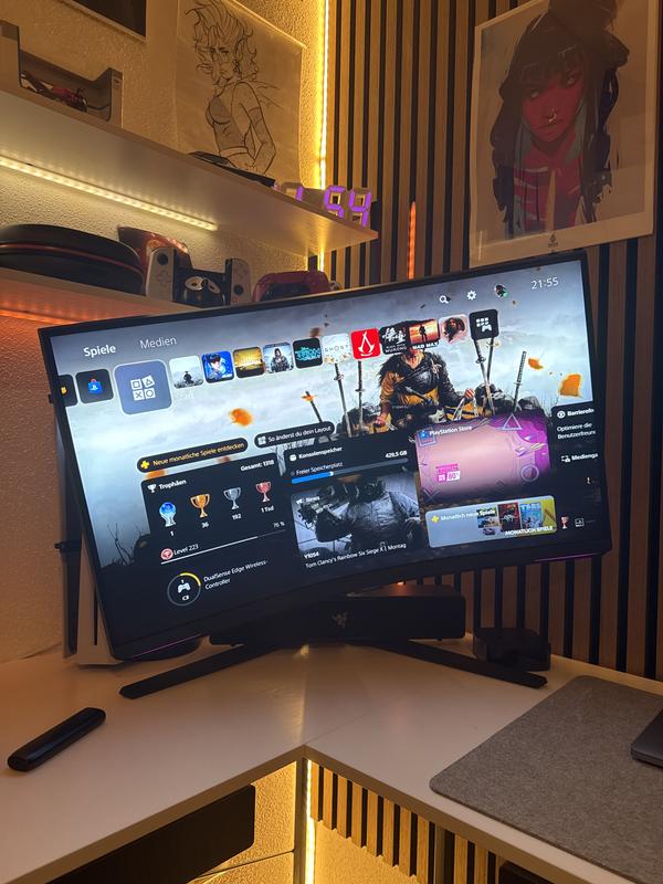 SAMSUNG 4K 32インチ MiniLed 165Hz HDR2000 Samsung Odyssey Neo G8 Gaming Monitor S32BG850NP, 32 Inch, VA