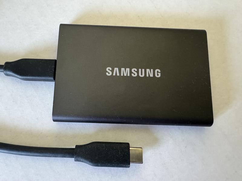 T7 Portable SSD 1 TB Grau | MU-PC1T0T/WW | Samsung DE