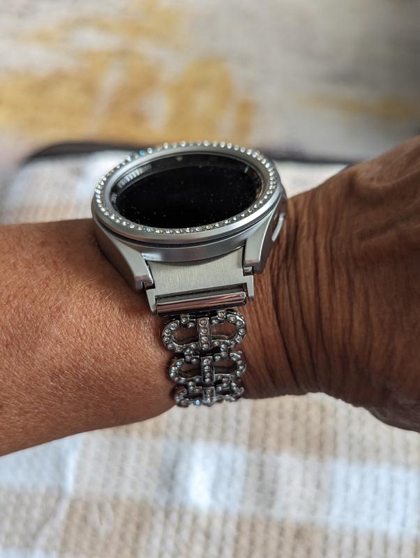 New band cover over sides and bling around bezel