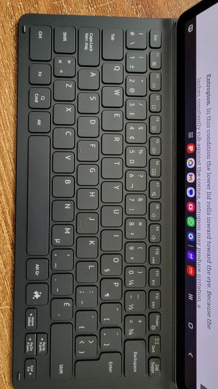 Galaxy Tab S9+/S9FE+/S10+ Book Cover Keyboard Slim AI Key