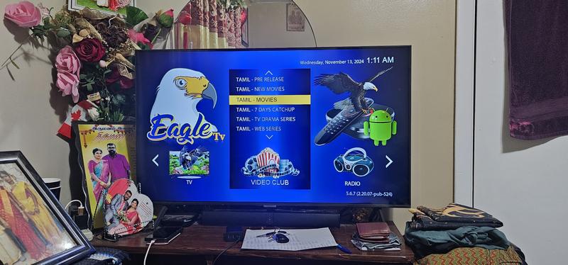 I am watching Our Language TV box.