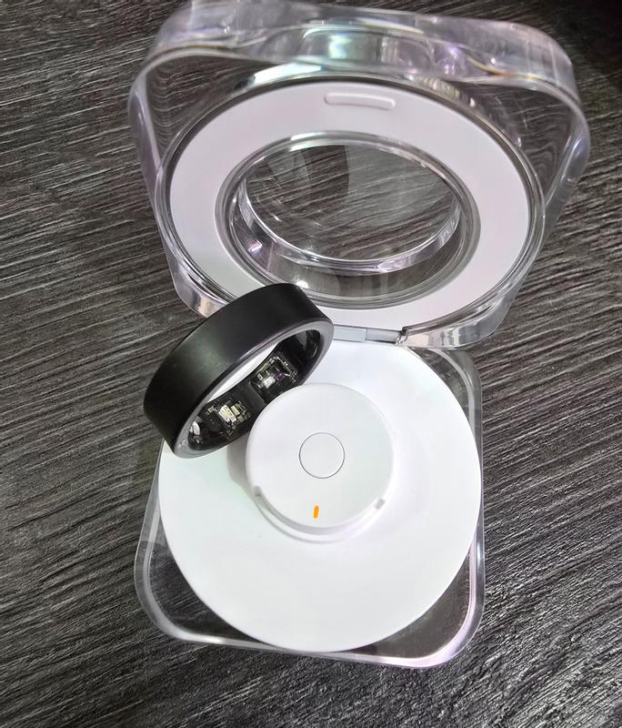 Galaxy Ring - Titânio Preto (Tamanho 8) | Samsung Brasil