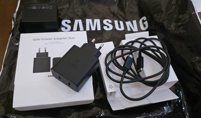 50W Power Adapter Duo Black Samsung Levant