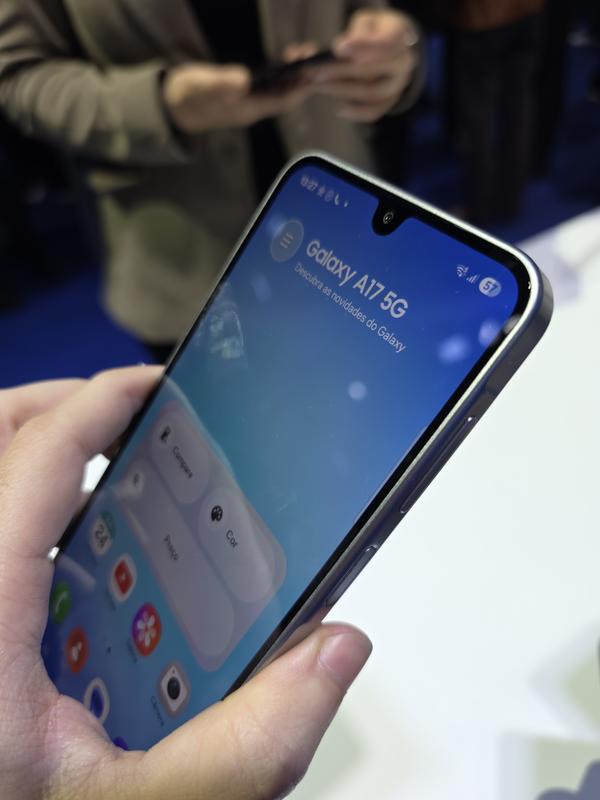 Celular Galaxy A17 5G Azul Claro 256GB | Samsung Brasil