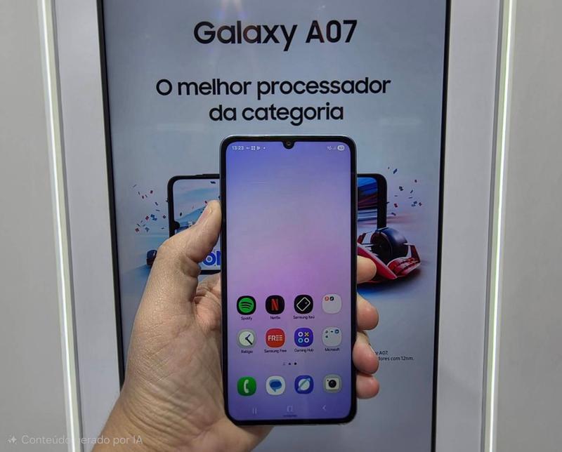 Celular Galaxy A07 Preto 256GB | Samsung Brasil