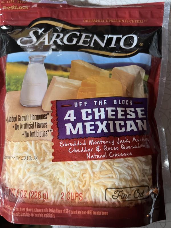 Sargento® Shredded Cheese Mexican Natural Cheese, Fine Cut, oz