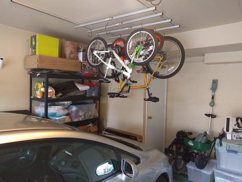 Saris Cycleglide 4 Bike Ceiling Mount Storage Rack Shelly Lighting