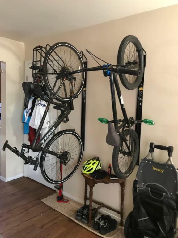 saris wall bike rack