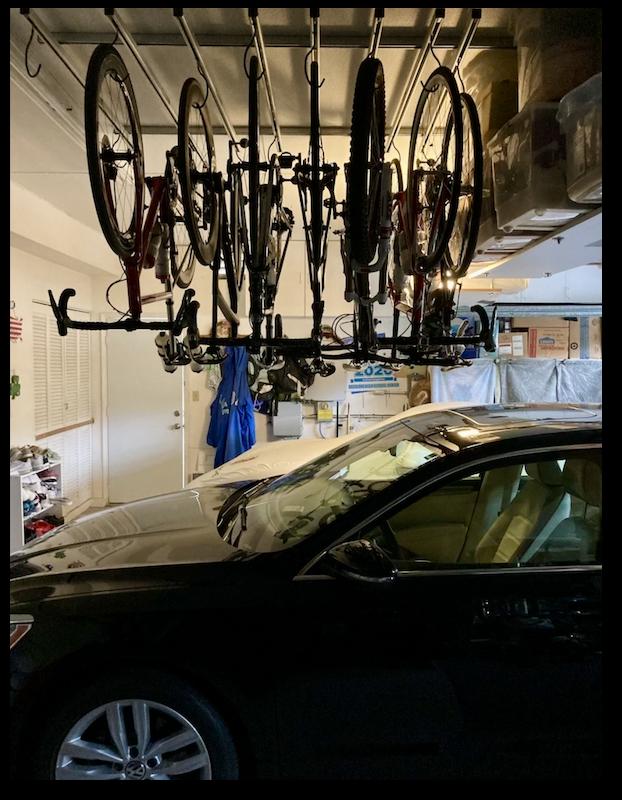 Saris glide bike storage sales rack