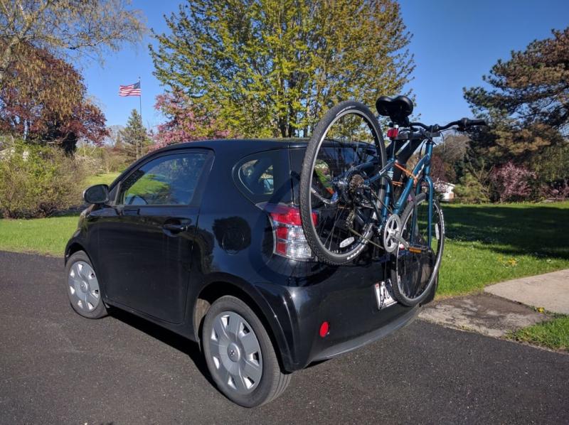 Single bike deals rack for hatchback