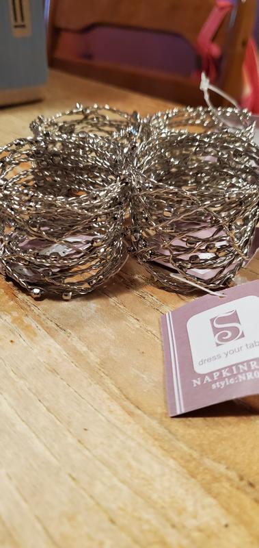Silver napkin holder