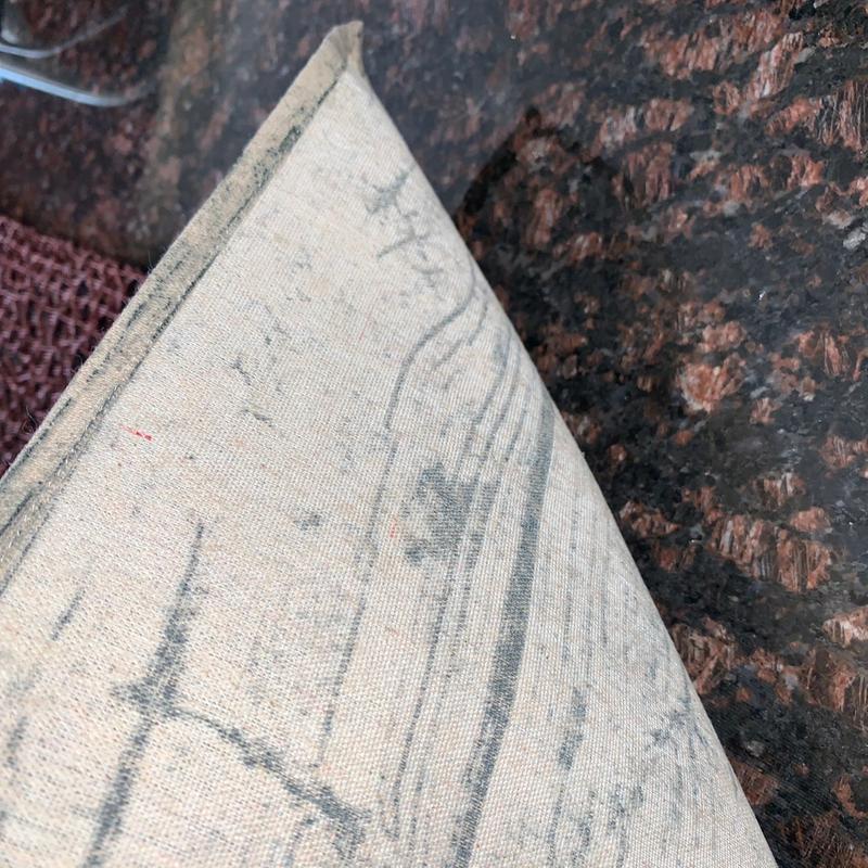 Thin with random pink threading