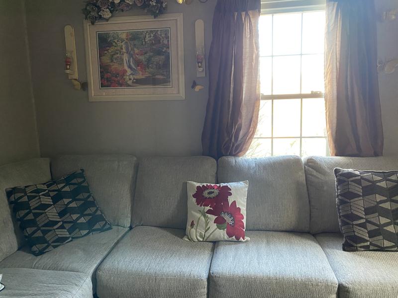 Looks so beautiful on my couch